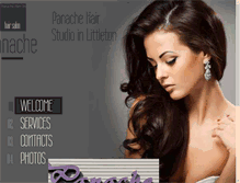 Tablet Screenshot of panache-hairstudio.com